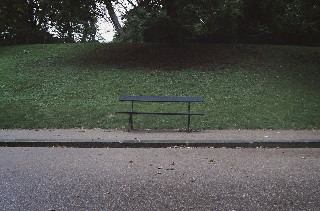 Le banc des Buttes Chaumont