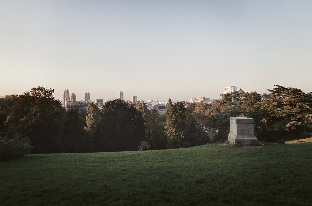 Le parc des Buttes Chaumont