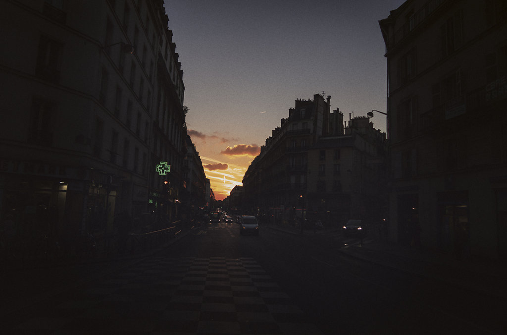 Dans les rues de Paris