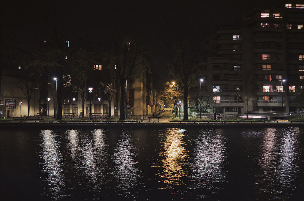 La nuit au Canal Saint-Martin
